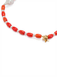 Beads and Pearl Necklace