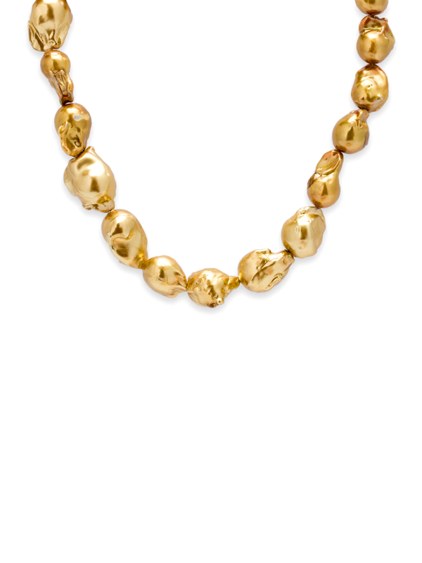 Gold Pearl Necklace