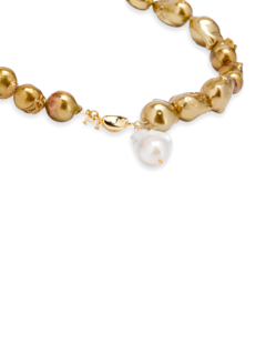 Gold Pearl Necklace
