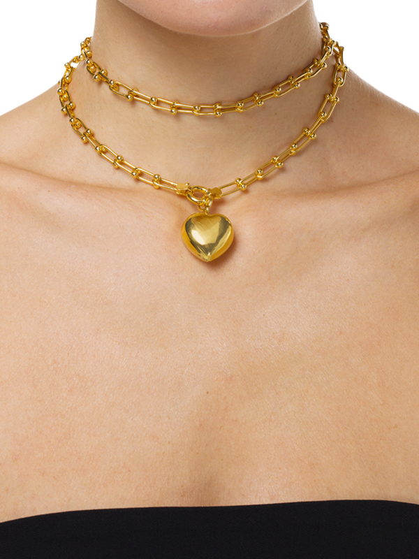 Double Wrap Gold Necklace