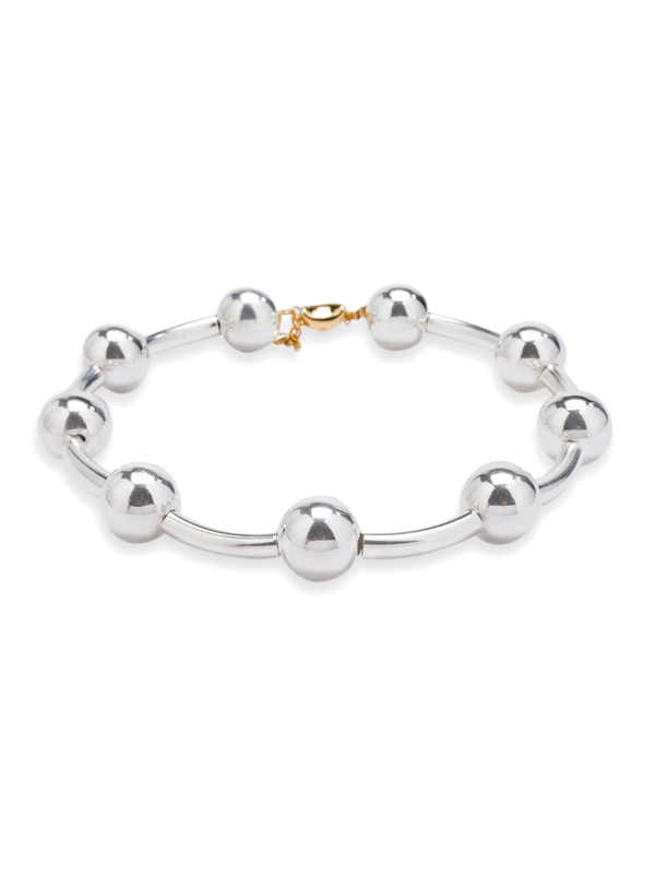 Silver Beads Necklace
