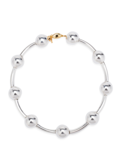 Silver Beads Necklace