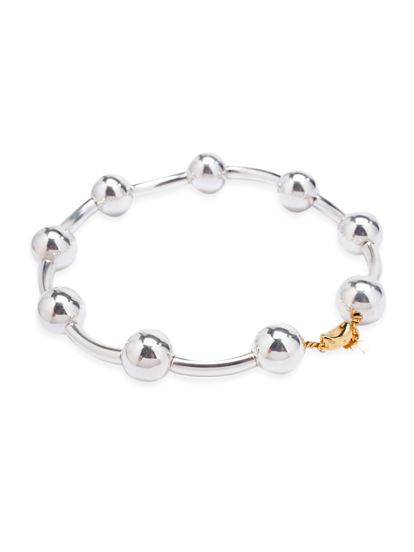 Silver Beads Necklace