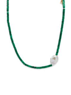 Beads and Pearl Necklace