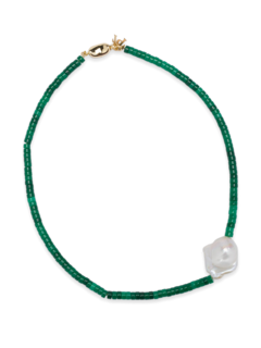 Beads and Pearl Necklace