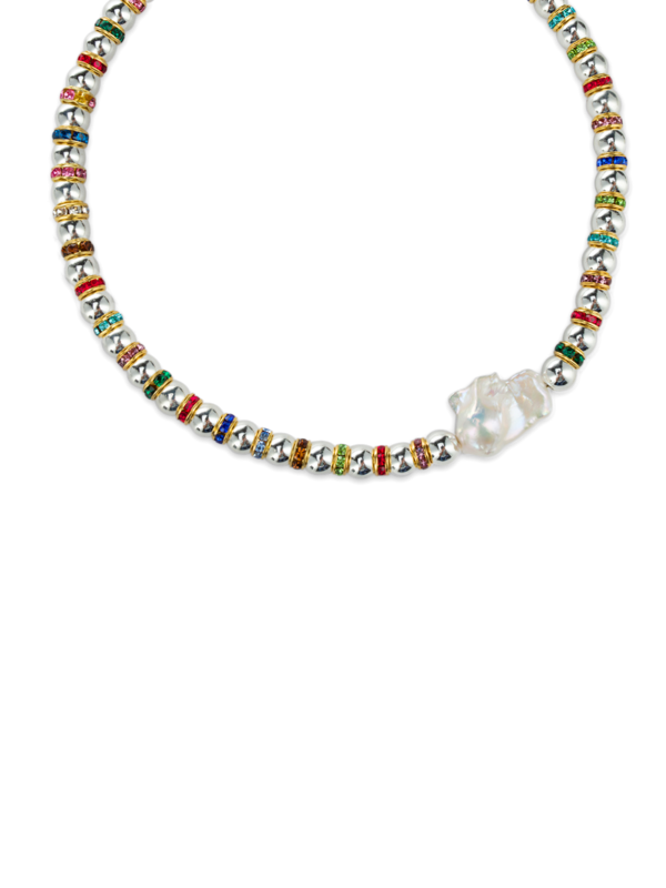 Colourful Crystals Choker