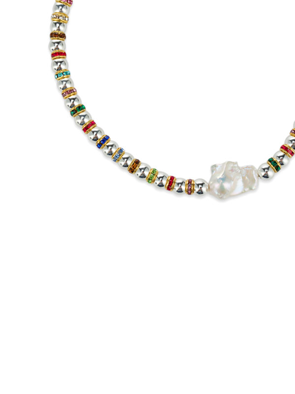 Colourful Crystals Choker