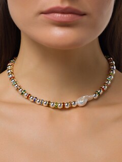 Colourful Crystals Choker
