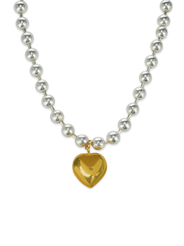 Heart-Shaped Pendant Necklace