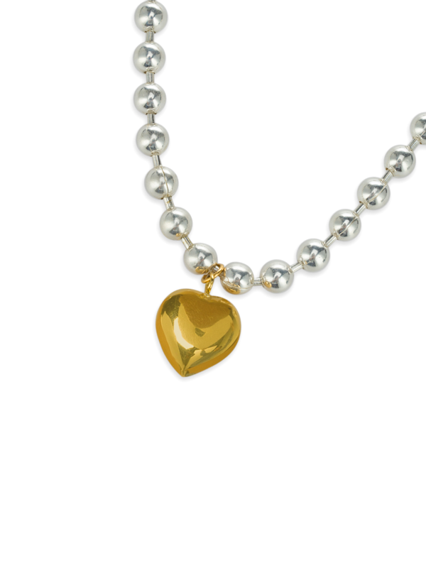 Heart-Shaped Pendant Necklace