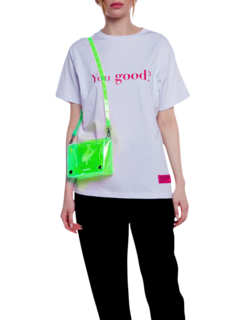 Transparent Neon Cross body Bag