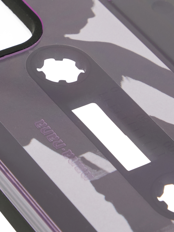 Purple Black Kindness Not A Cassette Tape iPhone Case