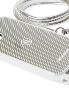 Grey Punching Metal iPhone Case