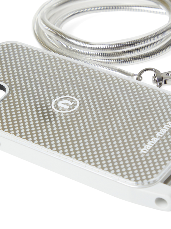 Grey Punching Metal iPhone Case