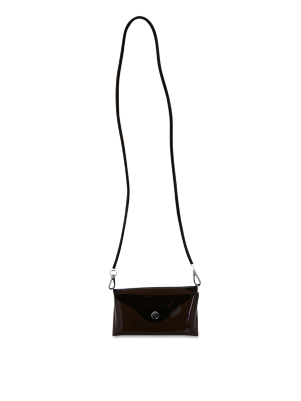 Patent Black Crossbody Bag
