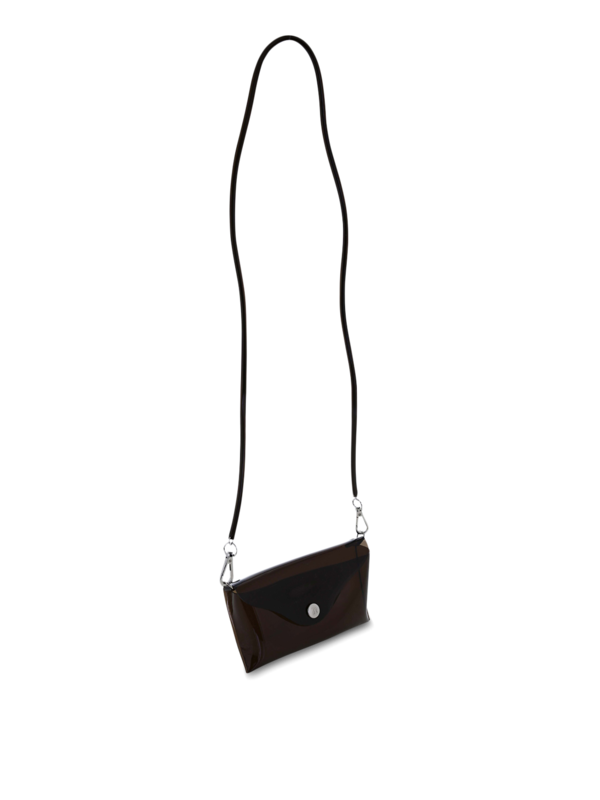 Patent Black Crossbody Bag