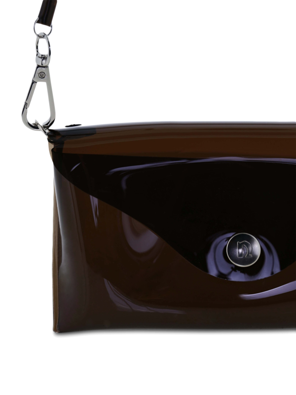 Patent Black Crossbody Bag