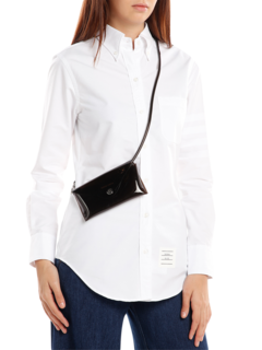 Patent Black Crossbody Bag