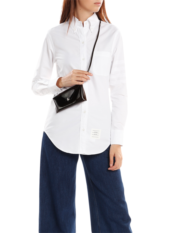 Patent Black Crossbody Bag