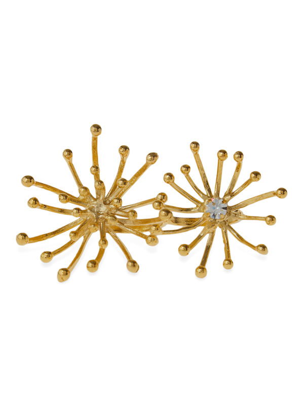 Gold Dandelion Rings