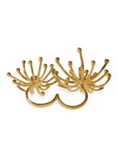 Gold Dandelion Rings