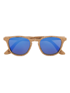Alentejo Cork Sunglasses with Royal Blue Tinted Lenses