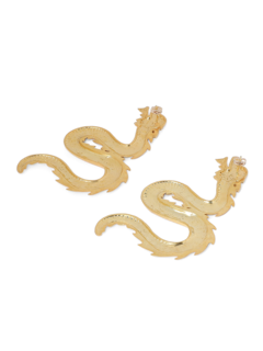 Solid Gold Statement Earrings