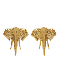 Elephant structured earrings