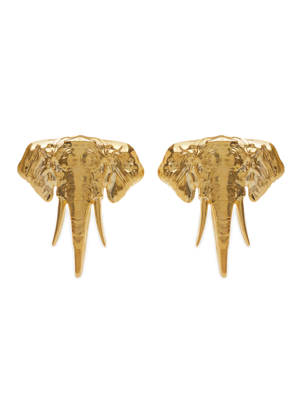 Elephant structured earrings