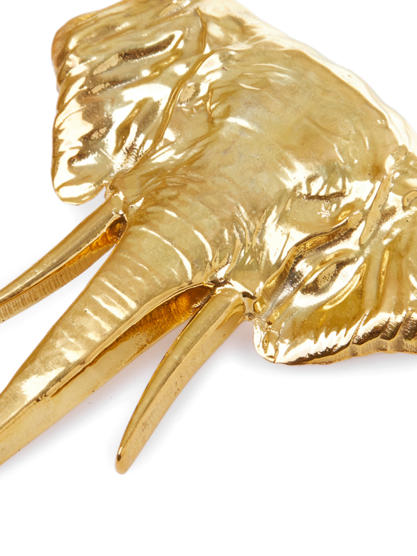 Elephant structured earrings
