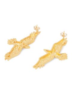 Solid Gold Statement Earrings