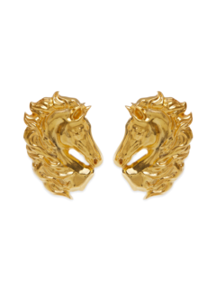 Lion structured earrings