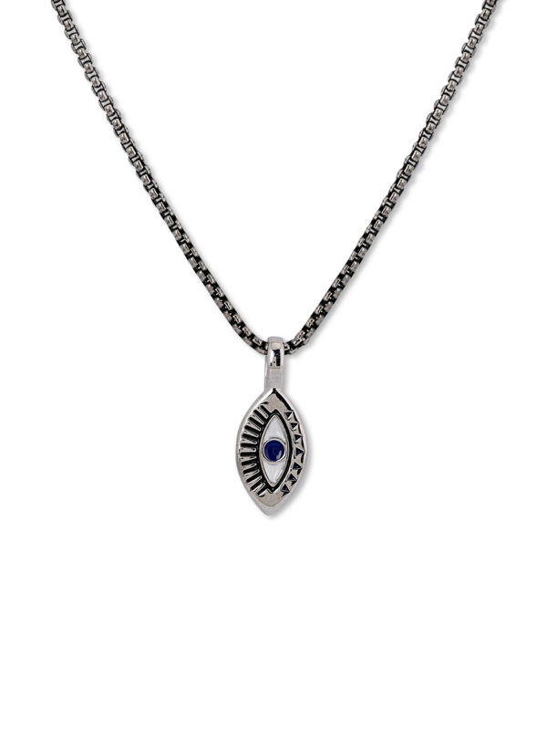 Enamel Eye Necklace