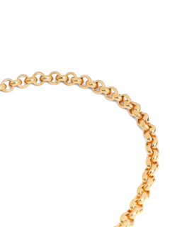 Golden Matinee Length Necklace