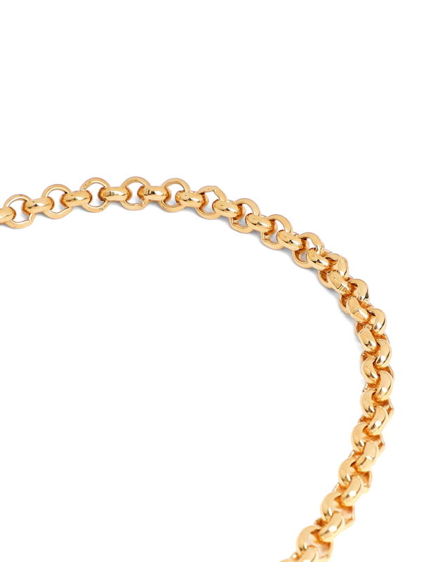 Golden Matinee Length Necklace