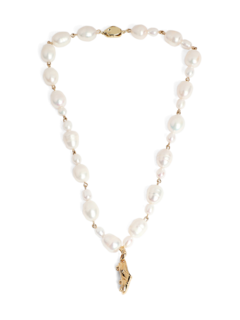White Beaded Necklace