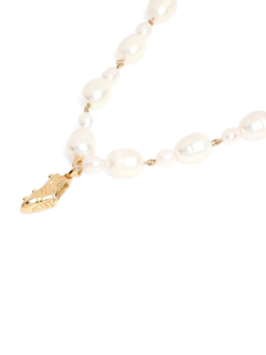 White Beaded Necklace