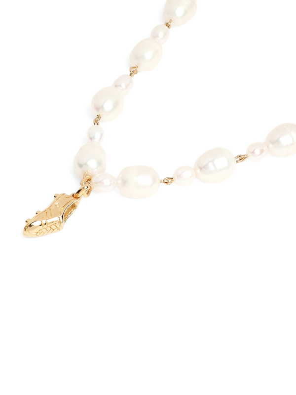 White Beaded Necklace