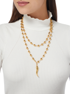 Golden Opera Necklace