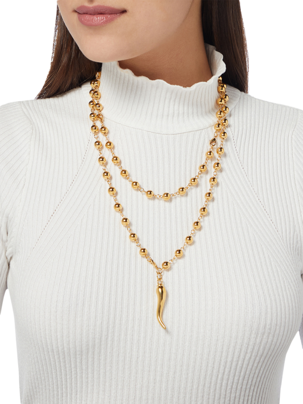 Golden Opera Necklace