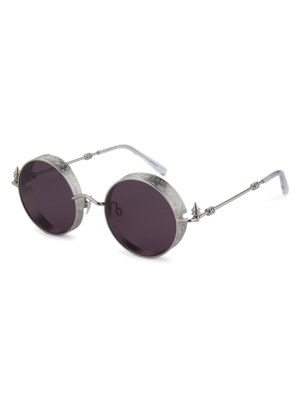 Palmette Minaudiere Shades Black Silver