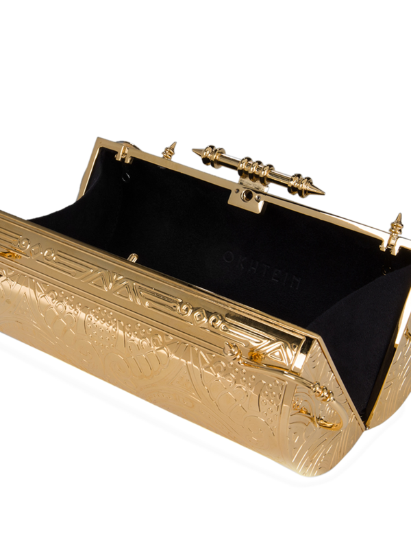 Felucca Gold Brass Clutch