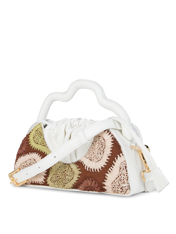 Terra Handbag Beige Art Rafia 2