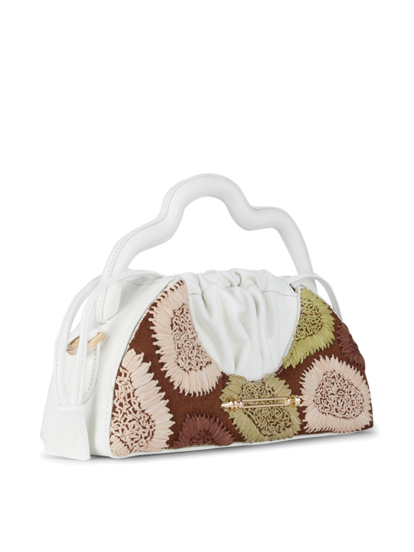 Terra Handbag Beige Art Rafia 2