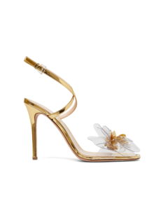 Strappy Floral Stilettos
