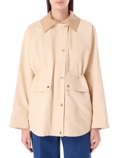 جاكيت باركا من القطن بأزرار