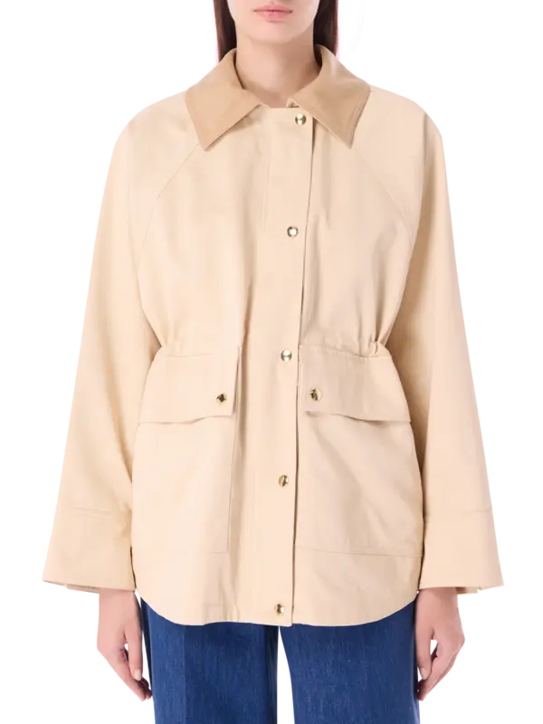 جاكيت باركا من القطن بأزرار