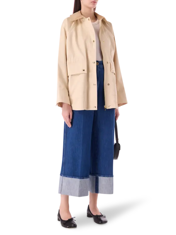 جاكيت باركا من القطن بأزرار