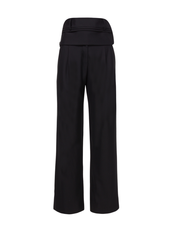 Double Belted Wool Pants