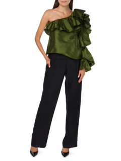 Double Belted Wool Pants